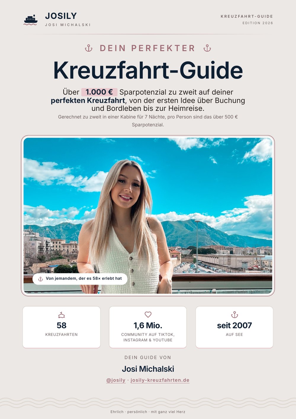 Cover des Kreuzfahrt-Guides von Josi Michalski